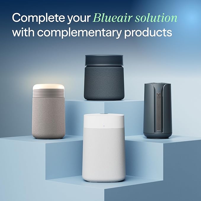 BLUEAIR Air Purifier for Large Rooms & Home - Odor Eliminating Cleans up to 3385 ft², HEPASilent, Smart WiFi, Auto Mode, Doubles as Table, Removes Dust, Smoke, Pet Hair, AHAM Verified, Blue Signature