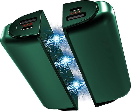 Hand Warmers Rechargeable 2 Pack,10000mAh Split-Magnetic Electric AI Handwarmer Power Bank,3 Levels, Camping,Hunting in Winter