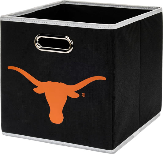 Franklin Sports NCAA College Team Fabric Storage Cubes Made to Fit Storage Bin Organizers