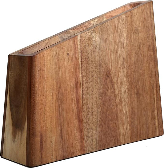 Resafy Magnetic Knife Wooden Block Knife Display Holder Rack Double Side Magnetic Stands with Strong Enhanced Magnets Kinves Strip Magnetic Knife Holder